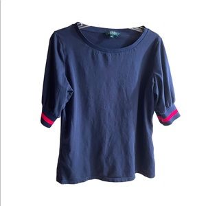 Ralph Lauren Navy Pullover. Sz L